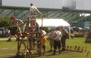 Bridge in Operation at a Council-wide Scout Expo