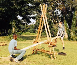 Link to: Larger Image A Seesaw with a Plank (12') That was a Little too Long!