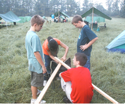 Building an A-frame using Laminated Spars LSMB1