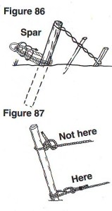 Buried Spar & Guyline Placement