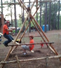The Swing Boat at Camp Coker During Dixie Fellowship