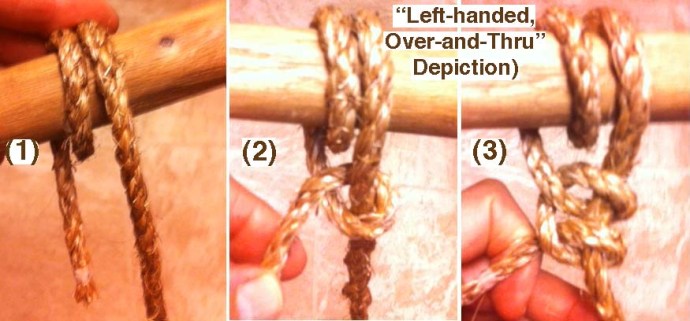 Tying a Roundturn with Two Half Hitches