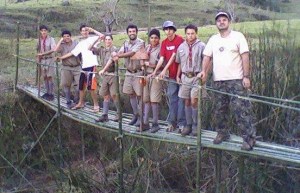 Bridge Project built in Brazilian Boy Scout Camp
