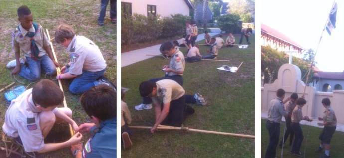 Link to: Larger Image Put it together, lift it up, and tie it down!