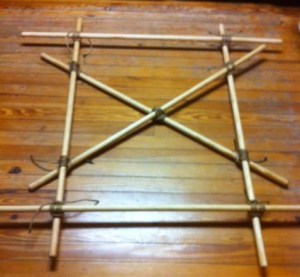 Trestle built with 5' Scout Staves