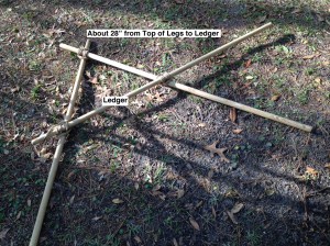 Make two identical A-frames.