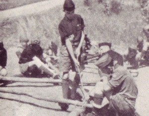 Lashing Together a 24' Signal Tower Side!