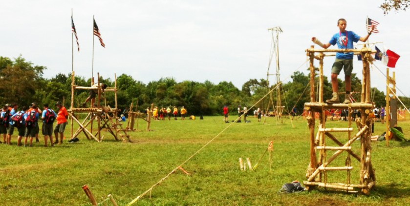 Peschke Field's Two Climbing Towers