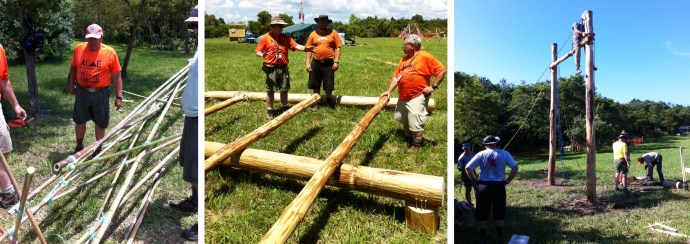 Creating the AT&T "Signal" Tower and Constructing the Climbing Area