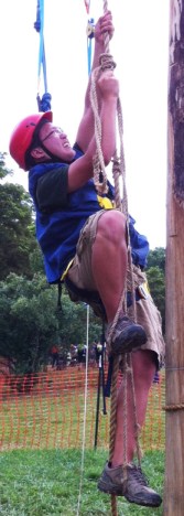 Climbing with Prusik Knots