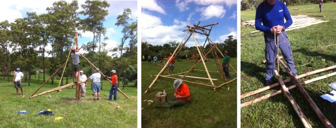 Building One of the Derricks, the Swing Boast, and Tic-Tac-Toe Activity