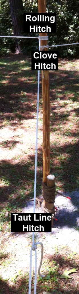 Knots at Corner Upright