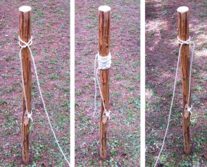 Vertical Hitching Post