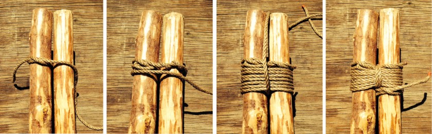 Pioneering Program Curriculum V: Shear Lashing – SCOUT PIONEERING