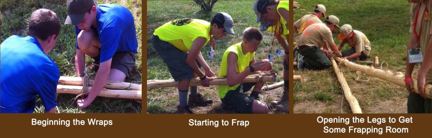 Tripod Lashing – SCOUT PIONEERING