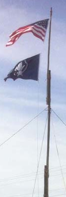 35' Flagpole Erected at Scout Expo