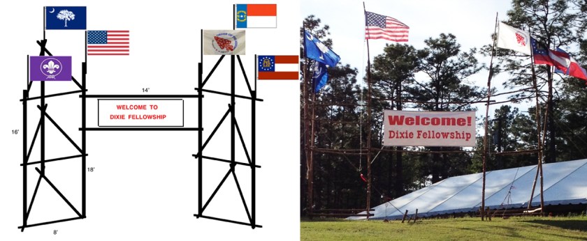 Six Flag Banner Gateway: From the Drawing Board to the Open Field