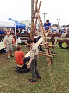 Link to: Larger View Camp See-Saw as a Festival Exhibit