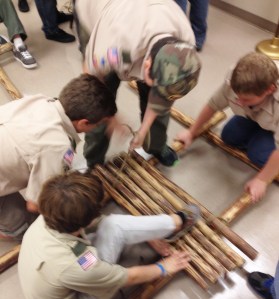 The Floor Lashing has to be Tight!